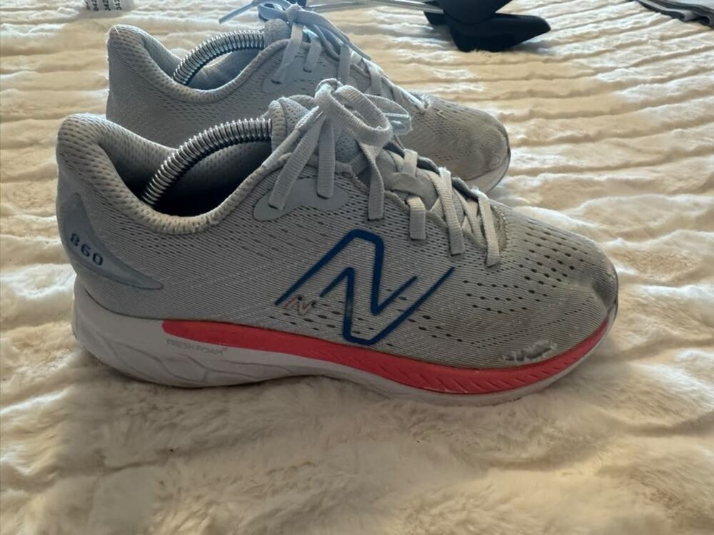 New Balance Fresh Foam X 860v13 Women's Running Shoes Gray Red Size 5